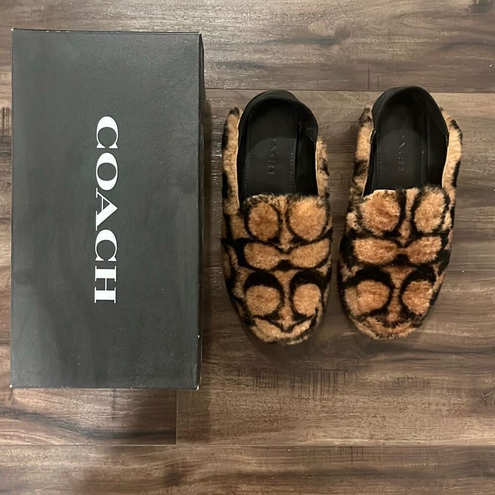 Coach saddle black shoes